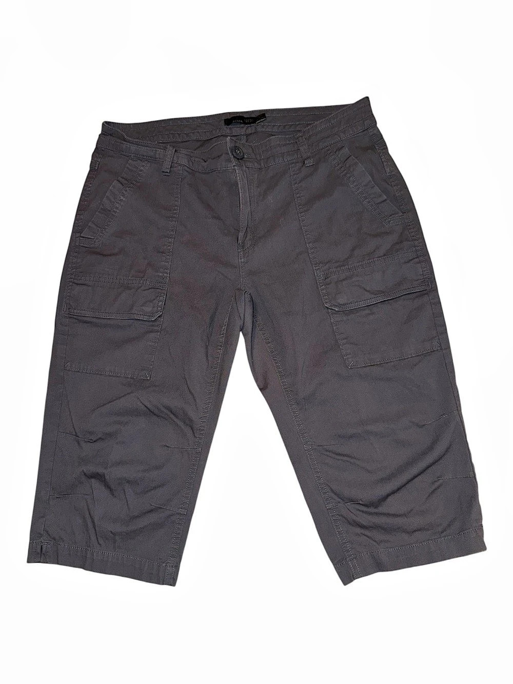 Prana Women's Cargo Bermuda Shorts Gray Size 12/31